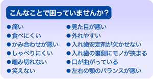 こんなことで困っています